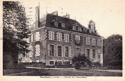 Château de Chenevières à Montbouy